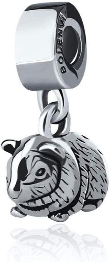 Realistic Guinea Pig Pet Sterling Silver Dangle Pendant Bead Charm - Bolenvi Pandora Disney Chamilia Jewelry 